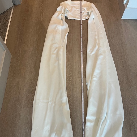 Bridal Shawl/ Wrap Ivory White - wedding and other special occasions - Picture 8 of 9